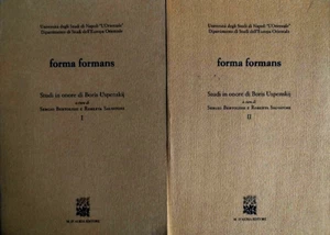 Forma formans Studi in onore di Boris Uspenskij - D'auria Editore - 2010 - 2 vol - Foto 1 di 3