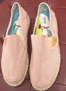 OLUKAI Espadrilles Rose / Pink, Kayla Pa’a Kapa Hawaiian Designer 9.5 NWT - Picture 1 of 7