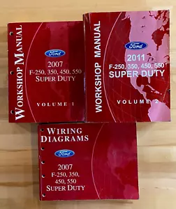 2007 Ford F-250, 350, 450, 550 Super Duty OEM Workshop Manual & Wiring Diagrams - Bild 1 von 2