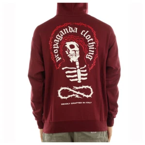 Propaganda Kapuzenpulli Misery Garnet Red Herren Original Propaganda - Bild 1 von 6