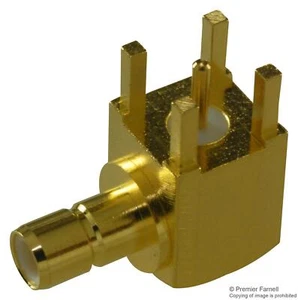 AMPHENOL - SMB1252B1-3GT30G-50 - RF Coaxial, Smb , Rechter Winkel Klinke, 50ohm - Zdjęcie 1 z 2