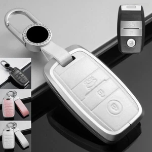 Aluminum Alloy Car Key Case Cover For Kia Picanto Rio Optima Sedona Sportage K3 - Picture 1 of 17