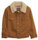 Gap Wheat Sherpa Lined Icon Denim Jacket - Toddler Boy's Size 2T - NWT