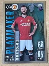 Match Attax 2023/24 23 24 Bruno Fernandes Playmaker Manchester United Topps Card