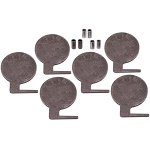 6 Pieces Target Dualing Tree Ar500 Steel Plate 6"x 3/8" DIY Kit - Picture 1 of 11
