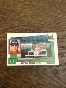 Panini Supersport 1988 -Ayrton Senna Racing Legend Top rara Mint #7 - Picture 1 of 2
