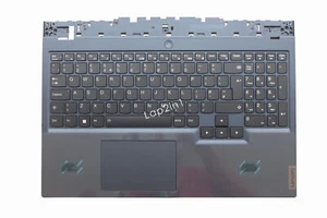 Neue Lenovo Legion 5-15ITH6 5-15ACH6 UK weiße hintergrundbeleuchtete Tastatur Handauflage Abdeckung - Bild 1 von 2