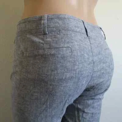 New York & Co 7th Ave Women's LINEN Straight Leg Trouser Pants Plus Size 18 NWT - Image 1 of 4