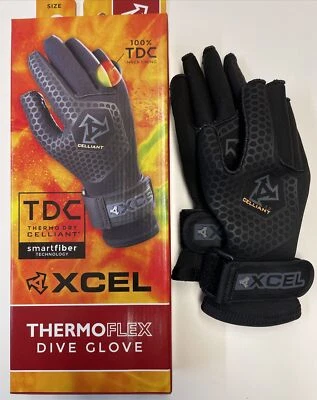 Guante de buceo Thermoflex (Xcel) TDC Thermo Dry Celliant 3/2 mm grande Foto 1 de 4