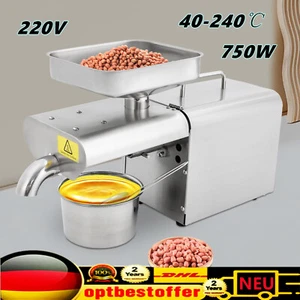 Ölpressmaschine Ölpresse Walnuss Ölmühle Erdnussöl Expeller Extraktion Maschine - Bild 1 von 16