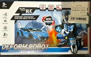 RC Robot Transformer Vehicle Maßstab 1:18 Nr.601 Neu ohne Etikett Deform Robot kostenloser Versand - Bild 1 von 6