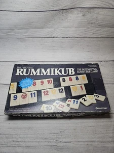Vintage Rummikub COMPLETE Rummy Tile Game 1990 Pressman - WITH INSTRUCTIONS - Picture 1 of 12