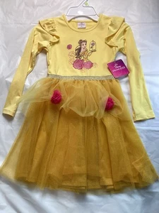 Disney Princess Tutu Dress for Girls – Glittery Layered Tutu Party Outfit - Picture 1 of 4