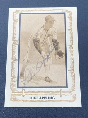 Luke Appling Signed Chicago White Sox 1980 Cramer Card #22 HOF - Image 1 of 2