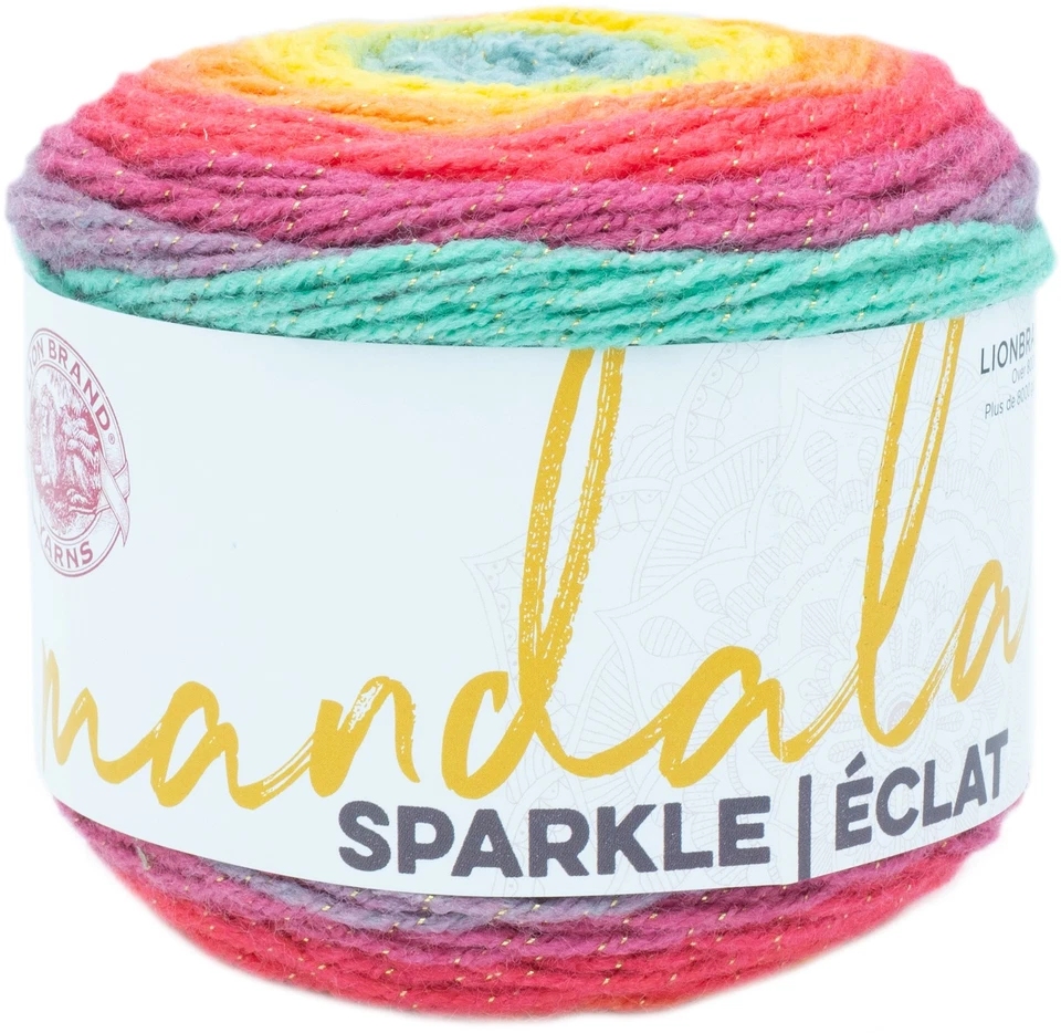 Lion Brand Mandala Sparkle Yarn-Crux - 3 Pack - Image 1 of 1