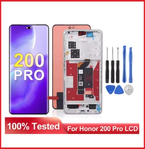 For Honor 200 Pro ELP-AN00 ELP-NX9 Display OLED LCD Schermo Touch Digitalizzatore Frame - Foto 1 di 6