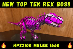 Neuf Tek Rex Boss HP23100 Melee 1660 Ark Survival Ascended PVE PS5/XBOX/PC - Photo 1/5
