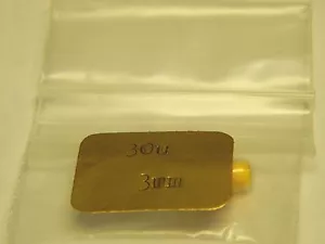 Philips FEI Removable 3mm x .25mm Gold foil 30 Micron aperture - Picture 1 of 3