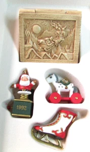 Hallmark KOCC Ornament 1992 CHRISTMAS TREASURES 3 Miniaturen - Bild 1 von 21