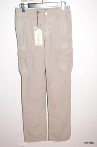 Pantalon Cargo Homme SCOTCH & SODA Beige Rayé - W30L34/W33L34 US (40/43 FR) NEUF - Imagen 1 de 7
