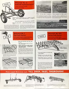 International Harvester IH McCormick Tillage Tool Mailer Brochure Foldout Poster - Picture 1 of 5