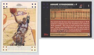 2007-08 Topps Chrome Refractor /999 Amare Stoudemire Amar'e Stoudemire #1