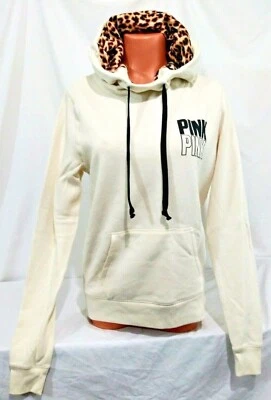 Sudadera con Capucha Cuello Embudo Leopardo Rosa Victoria's Secret AGOTADA NUEVA CON ETIQUETAS M Foto 1 de 4