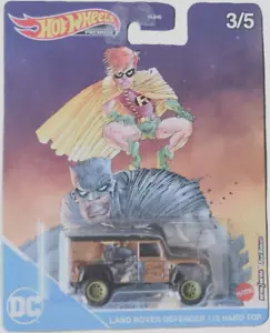 Hot Wheels Premium DC Batman Land Rover Defender 110 Hard Top Bronze 3/5 HCN95 - Picture 1 of 3