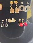 Lot of Wild, Beautiful Clip-On Earrings . 1 GF Filled, 1. Sterling. All Magical 