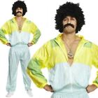 Mens Adult 80s Scouser Shell Suit Fancy Dress Costume Tracksuit Stag Do Jimmy