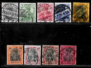HICK GIRL-OLD USED GERMAN SC#65C-74 GERMANIA ISSUE, REICHSPOST X3239 - Picture 1 of 2