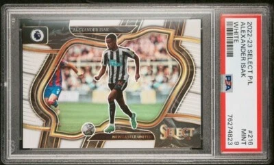 2022-23 Panini Select Premier League 216 Alexander Isak White Field Level PSA 9 - Image 1 of 2