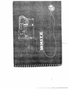 White W3354 Sewing Machine/Embroidery/Serger Owners Manual Reprint - Picture 1 of 1