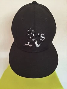 Official MLB Oakland Athletics A's July 4th New Era 59FIFTY Hat Snap Back Cap - Picture 1 of 5