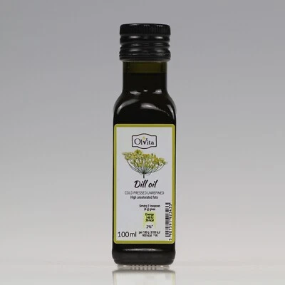 Dill Oil - Cold Pressed, Unrefined, Ol'Vita 100ml - Image 1 of 4