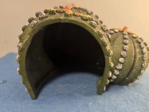 Reptile Hideouts Cover Cave Resin Cactus Aquarium Turtle Snake Fish Frog - Picture 1 of 7