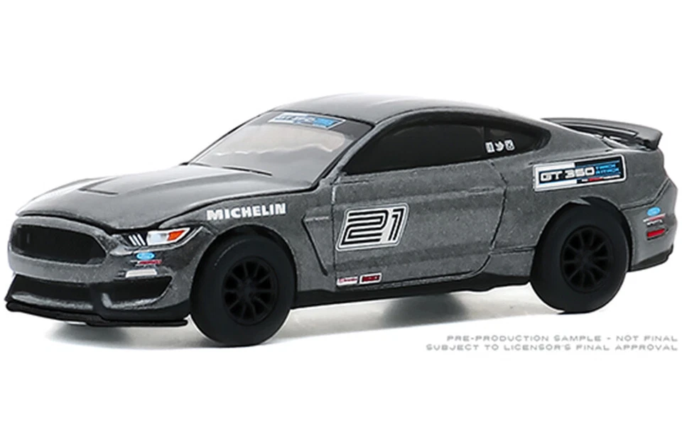 Greenlight 1:64 2016 Grey Ford Mustang Shelby GT350 Track Attack #21 30192-5B1 - Image 1 of 1