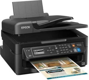Epson Workforce wf-2630 Wireless All-in-One Color Printer Copy Scan Fax READ - Photo 1/7