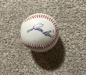 BOSTON RED SOX JIM RICE SIGNED OFFICIAL MLB LOGO BALL - HALL OF FAMER / ALL STAR