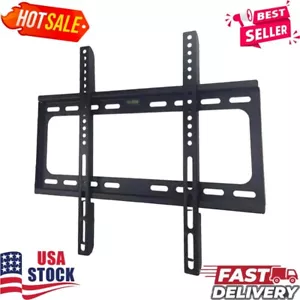 TV WALL BRACKET MOUNT SLIM FOR 14 21 26 27 30 32 42 INCH FLAT 3D LCD LED PLASMA - Picture 1 of 13