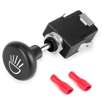 Golf Cart Push Pull Headlight Switch for Yamaha Club Car EZGO UTV, ATV 12V - Image 1 of 4