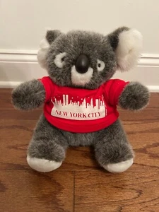 1990 Vintage "NEW YORK CITY SKYLINE" {KOALA BEAR} Plush Stuffed Animal, RARE! - Picture 1 of 10