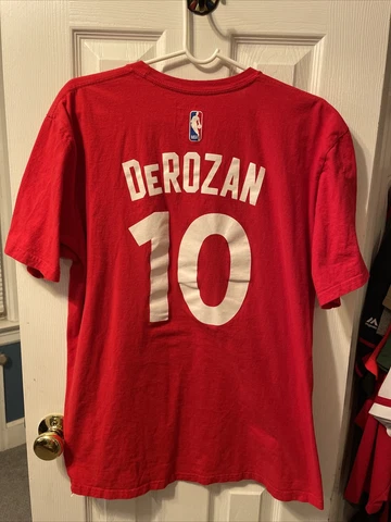DeMar DeRozan Toronto Raptors Adidas men’s red shirt size XL Cover