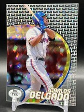 1998 Topps Tek Diffractor Carlos Delgado NM+ Blue Jays Pattern 20 Card #43