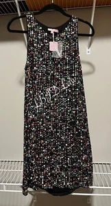 Vestido túnica Calypso St. Barth Raelene negro lentejuelas talla pequeña XS $395 - Imagen 1 de 9