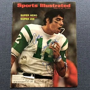 Portada firmada por Joe Namath autografiada de Sports Illustrated. 1/20/1969 - Imagen 1 de 8