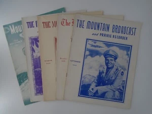 5 issue lot mountain broadcast prairie recorder Gene Autry Roy Rogers 1945-46 - Bild 1 von 10