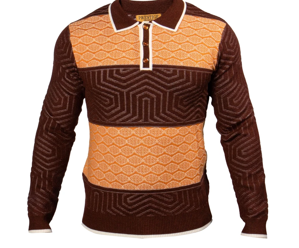 Suéter Polo Prestige SW-551 3 Botones Dorado Foto 1 de 1