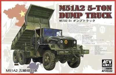 Camión de volteo AFV Club escala 1/35 GMC con kit de plataforma de volteo móvil #AF35322 ~ NUEVO en CAJA Foto 1 de 3