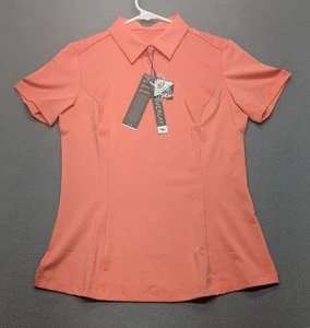 Hiverlay womens golf shirt size XS UPF 50 Peach Color New With Tags - Picture 1 of 4
